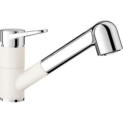 Blanco Wega-S II Weiße/Chrom Küchenarmatur mit herausziehbarer Brause Blanco Wega-S II Weiße/Chrom Küchenarmatur mit herausziehbarer Brause
