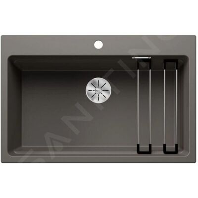 Chiuvetă din granit Blanco ETAGON 8 - Cu un singur cuveț - 78x51 cm - Adâncime 22 cm - Potrivit pentru mobilier de 80 cm Chiuvetă din granit Blanco ETAGON 8 - Cu un singur cuveț - 78x51 cm - Adâncime 22 cm - Potrivit pentru mobilier de 80 cm