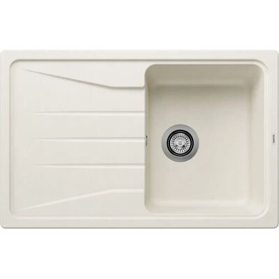 Blanco SONA 45 S - 78cm gootsteen met zachte witte afwerking Blanco SONA 45 S - 78cm gootsteen met zachte witte afwerking