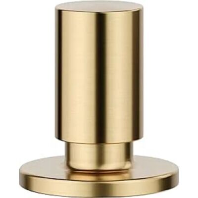 Blanco Satijn Goud Rond Drukknop - Sanitair installatie accessoires Blanco Satijn Goud Rond Drukknop - Sanitair installatie accessoires