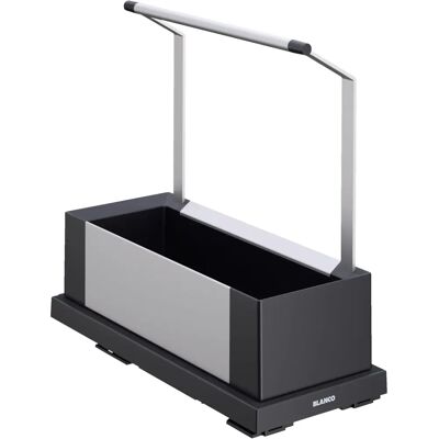 Blanco Caddy portabil pentru bucătărie - Single - Gri Închis - Depozitare Bucătărie Blanco Caddy portabil pentru bucătărie - Single - Gri Închis - Depozitare Bucătărie