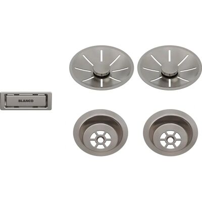 Blanco InFino Outlet 2 Bakken Keukenkraan Afval & Overloopset - Keukenkraan Blanco InFino Outlet 2 Bakken Keukenkraan Afval & Overloopset - Keukenkraan