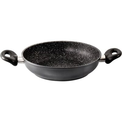 STONELINE Fabriqué en Allemagne! Poêle à servir 24cm - Cuisine saine sans matières grasses - Publicité STONELINE Fabriqué en Allemagne! Poêle à servir 24cm - Cuisine saine sans matières grasses - Publicité