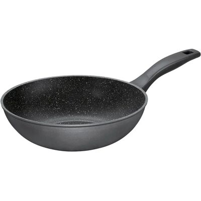 Wok STONELINE Ø 30cm - Compatible induction - Publicité Wok STONELINE Ø 30cm - Compatible induction - Publicité
