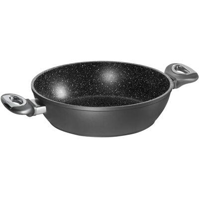 STONELINE Gourmundo Poêle de Service - Antiadhésive, Induction, 24cm - Publicité STONELINE Gourmundo Poêle de Service - Antiadhésive, Induction, 24cm - Publicité