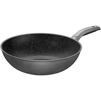 STONELINE Gourmundo - Wok de 30 cm - Gris - Wok - Publicité STONELINE Gourmundo - Wok de 30 cm - Gris - Wok - Publicité