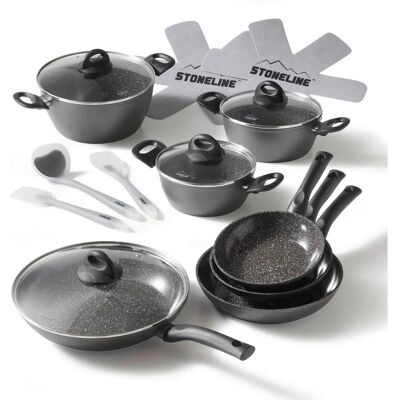 STONELINE CERAMIC Kochgeschirr-Set, 16 Stück, Induktion STONELINE CERAMIC Kochgeschirr-Set, 16 Stück, Induktion