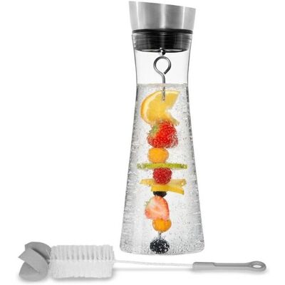 STONELINE - 1L - Verre noir - Carafe d'eau - Publicité STONELINE - 1L - Verre noir - Carafe d'eau - Publicité