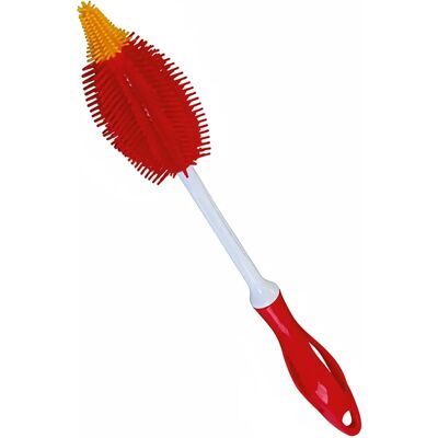 Brosse en silicone 35 cm, rouge - Outil de nettoyage - Publicité Brosse en silicone 35 cm, rouge - Outil de nettoyage - Publicité