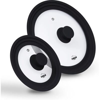 STONELINE - Glasdeckel-Set - 16/18/20 cm - 24/26/28 cm STONELINE - Glasdeckel-Set - 16/18/20 cm - 24/26/28 cm