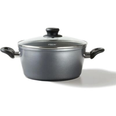 Casserole XXL STONELINE - Induction, 28cm, Gris - Publicité Casserole XXL STONELINE - Induction, 28cm, Gris - Publicité