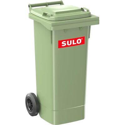 SULO Gran Contenedor de Basura 80L HDPE Verde - Cubo de basura SULO Gran Contenedor de Basura 80L HDPE Verde - Cubo de basura