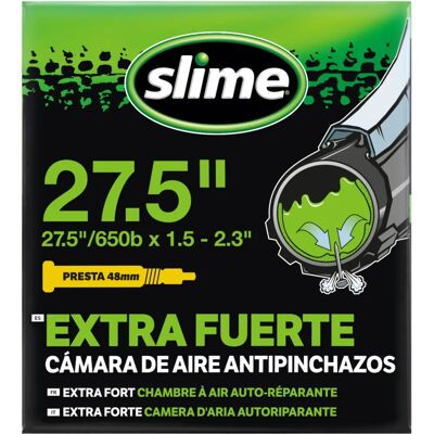 Chambre à air Slime MTB 27,5" - Protection anti-crevaison - Publicité Chambre à air Slime MTB 27,5" - Protection anti-crevaison - Publicité
