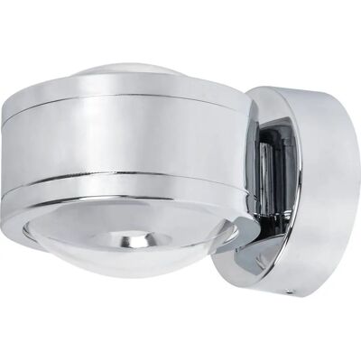 Megatron Chrom Doppel-Punkt Wandleuchte - LED, Dimmbar, 2700K Megatron Chrom Doppel-Punkt Wandleuchte - LED, Dimmbar, 2700K