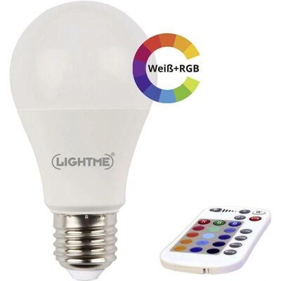 LED-lampa RGBW LightMe LM85194 - Dimmbar E27 8,8W - Varmvit LED-lampa RGBW LightMe LM85194 - Dimmbar E27 8,8W - Varmvit