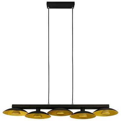 Lightme GOLDINO Pendelleuchte 5-flammig inkl. LED GU10 25W Lightme GOLDINO Pendelleuchte 5-flammig inkl. LED GU10 25W
