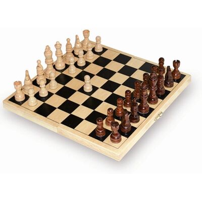 Legler Compact Houten Schaken - Klassiek Bordspel Legler Compact Houten Schaken - Klassiek Bordspel