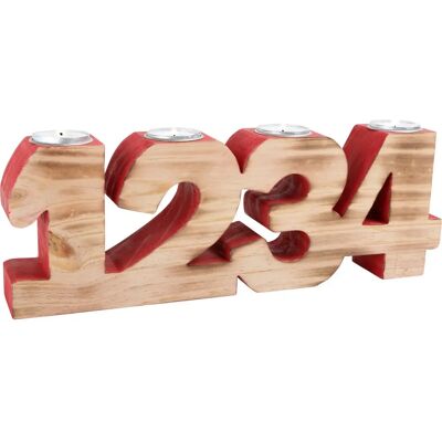 Small Foot 2742 - Kerzenhalter Advent Holz - 34x5x12cm Small Foot 2742 - Kerzenhalter Advent Holz - 34x5x12cm