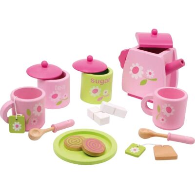 Set da tè in legno Small Foot - Fiori - Gioco bambini Set da tè in legno Small Foot - Fiori - Gioco bambini