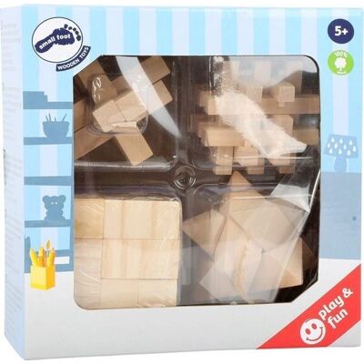 Legler Small Foot 2934 - Holz Geschicklichkeitsspiel-Set - 4 Puzzles Legler Small Foot 2934 - Holz Geschicklichkeitsspiel-Set - 4 Puzzles