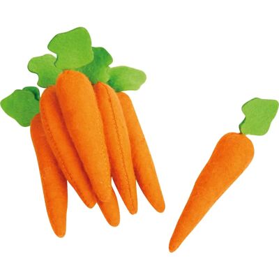 Small Foot Filzkarotten - Set von 7 für Lebensmittel, Küche & Rollenspiele Small Foot Filzkarotten - Set von 7 für Lebensmittel, Küche & Rollenspiele