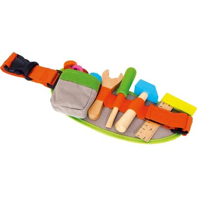 Ceinture à outils Small Foot - Réglable, colorée, avec outils - Publicité Ceinture à outils Small Foot - Réglable, colorée, avec outils - Publicité