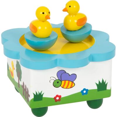 Legler Small Foot 7489 Drewniana skrzynka muzyczna z kaczkami - Zabawka dla dzieci Legler Small Foot 7489 Drewniana skrzynka muzyczna z kaczkami - Zabawka dla dzieci