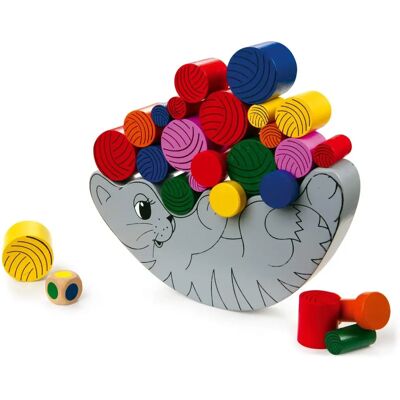 Small Foot Holz Balancierspiel - Balancierkatze für Kinder Small Foot Holz Balancierspiel - Balancierkatze für Kinder