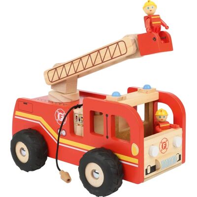 Jouet en Bois Camion de Pompiers Legler - Publicité Jouet en Bois Camion de Pompiers Legler - Publicité