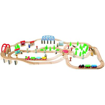 LEGO Ferrovia - Holz-Eisenbahn mit Landschaft LEGO Ferrovia - Holz-Eisenbahn mit Landschaft