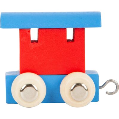 Small Foot Vagone lettere rosso e blu - vagone trenino Small Foot Vagone lettere rosso e blu - vagone trenino