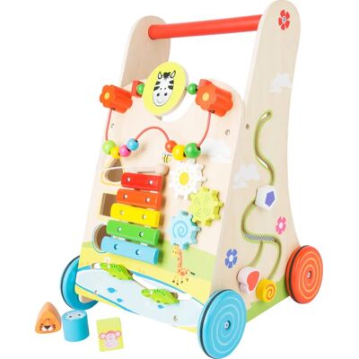 Small Foot 10606 Lauflernwagen Blumenwiese Holz - Förderung der Motorik Small Foot 10606 Lauflernwagen Blumenwiese Holz - Förderung der Motorik