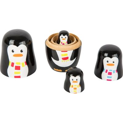 Small Foot 10619 Flerfärgade trä Matrioska pingvin figurer - Matrioska pingvinfigurer Small Foot 10619 Flerfärgade trä Matrioska pingvin figurer - Matrioska pingvinfigurer