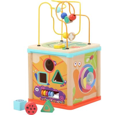 Legler Small foot 10622 - Cube d'habiletés motrices faune, 22cm - Publicité Legler Small foot 10622 - Cube d'habiletés motrices faune, 22cm - Publicité