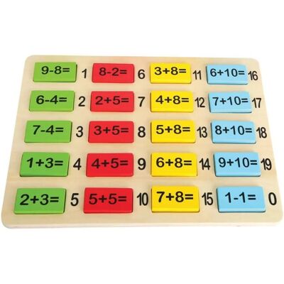 Jeu éducatif en bois Small Foot - Mathématiques - Multicolore Jeu éducatif en bois Small Foot - Mathématiques - Multicolore