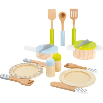 Small foot 11098 Set di Giocattoli di Ruolo in Legno - Cucina per Bambini Small foot 11098 Set di Giocattoli di Ruolo in Legno - Cucina per Bambini