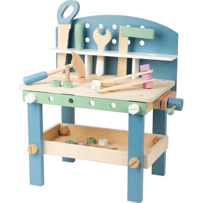 Small Foot Kompakte Werkbank - Holzspielzeug für Kinder Small Foot Kompakte Werkbank - Holzspielzeug für Kinder