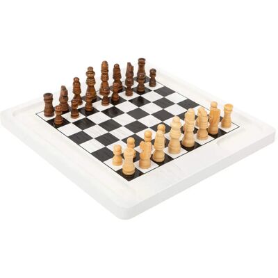 Small Foot Schack och Dammålningsspel - Kompakt träspel för barn Small Foot Schack och Dammålningsspel - Kompakt träspel för barn