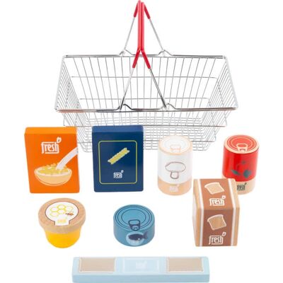 Small Foot Toy Food Wood Steel 9-Piece Set - Toy Food Small Foot Toy Food Wood Steel 9-Piece Set - Toy Food