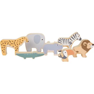 Small foot Safari Gioco di impilamento animali - Gioco di equilibrio Small foot Safari Gioco di impilamento animali - Gioco di equilibrio