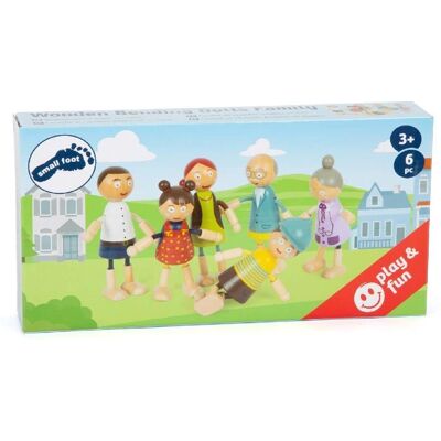Legler Flexible Puppen für Spielhaus 6 Stück Legler Flexible Puppen für Spielhaus 6 Stück
