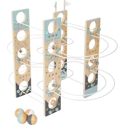 Small Foot Modular Ball Track - 4 Wooden Balls - Scandinavian Design - Construction Toy Small Foot Modular Ball Track - 4 Wooden Balls - Scandinavian Design - Construction Toy