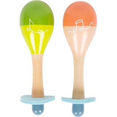 Small Foot Maracas Groovy Beats - Instrument de Musique pour Enfants - 12251 Small Foot Maracas Groovy Beats - Instrument de Musique pour Enfants - 12251