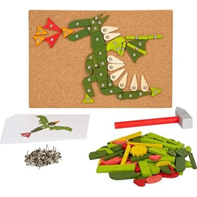 Small Foot Jeu de marteau et clous multicolore - Jouet en bois pour enfants Small Foot Jeu de marteau et clous multicolore - Jouet en bois pour enfants