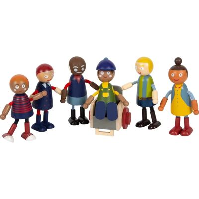 Small Foot Holzfamilie mit Rollstuhl - Puppenfamilie Small Foot Holzfamilie mit Rollstuhl - Puppenfamilie