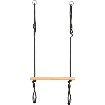 Small Foot houten trapezeschommel met gymnastiekringen - Binnen/Buiten Small Foot houten trapezeschommel met gymnastiekringen - Binnen/Buiten