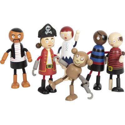 Legler Puppenhaus Piraten Set mit 6 Figuren Legler Puppenhaus Piraten Set mit 6 Figuren