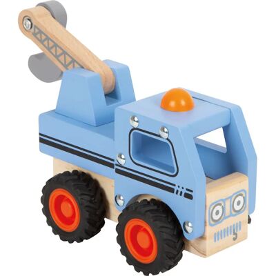 Small Foot 12446 Véhicule de Jeu - Camion de Remorquage avec Grue - Bleu - Publicité Small Foot 12446 Véhicule de Jeu - Camion de Remorquage avec Grue - Bleu - Publicité