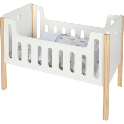 Small Foot Poppenbed Little Button - Houten poppenbed met verwisselbaar beddengoed Small Foot Poppenbed Little Button - Houten poppenbed met verwisselbaar beddengoed