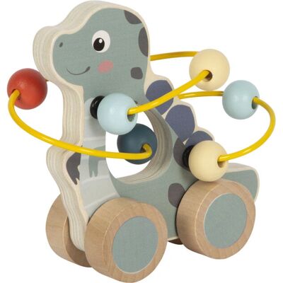 Small Foot - Figure de poussée en bois Dino avec spirale de motricité Small Foot - Figure de poussée en bois Dino avec spirale de motricité